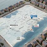 Comment négocier le prix immobilier à Rennes, Brest et Saint-Malo en 2026 ? Vue éditoriale d’une carte de Bretagne représentant Rennes, Brest et Saint-Malo avec des immeubles résidentiels et des repères visuels liés aux prix immobiliers.